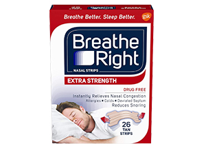 Breathe Right – Extra Strength Nasal Strips