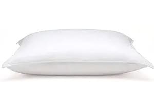 DOWNLITE Flat and Soft Down Hypoallergenic Pillow