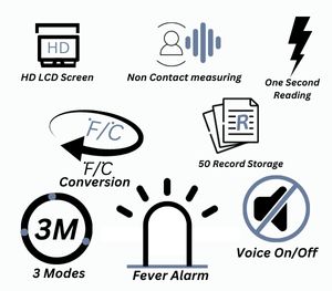 GoodBaby Touchless Thermometer Features