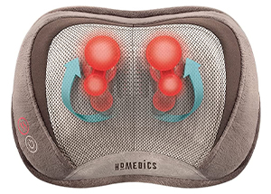 HOMEDICS 3D Shiatsu Massage Pillow with Heat