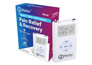 iReliev TENS + EMS Combination Unit Muscle Stimulator