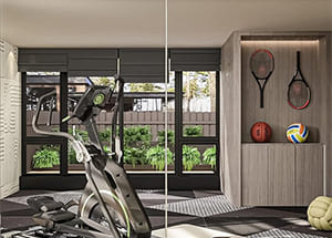 Keonjinn Workout Mirror For Home Gym
