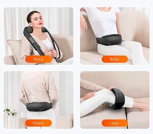 SNAILAX Built-in Back and Neck Massager Special